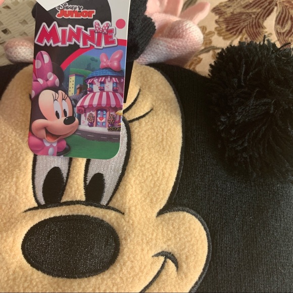 NWT, Disney Minnie Mouse Hat and Gloves Set - Picture 3 of 9